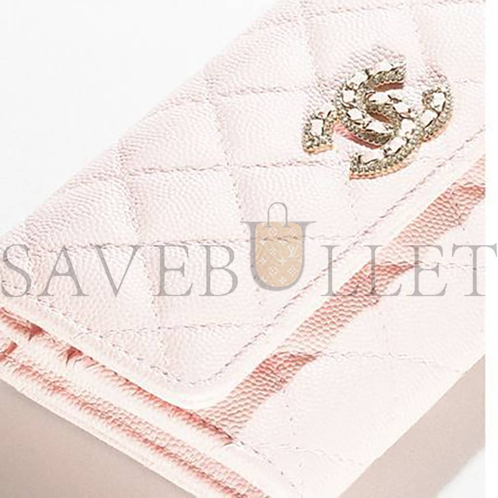 Ch*el long flap wallet ap2740 b08043 nh620 (19.4*10.5*3cm)